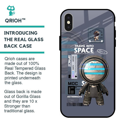 Space Travel Glass Case for iPhone X