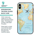 Travel Map Glass Case for iPhone X