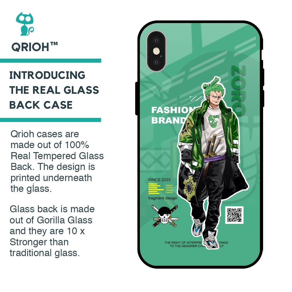 Zoro Bape Glass Case for iPhone X