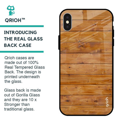 Timberwood Glass Case for iPhone X