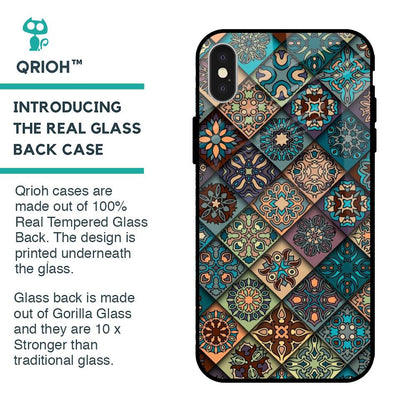 Retro Art Glass case for iPhone X