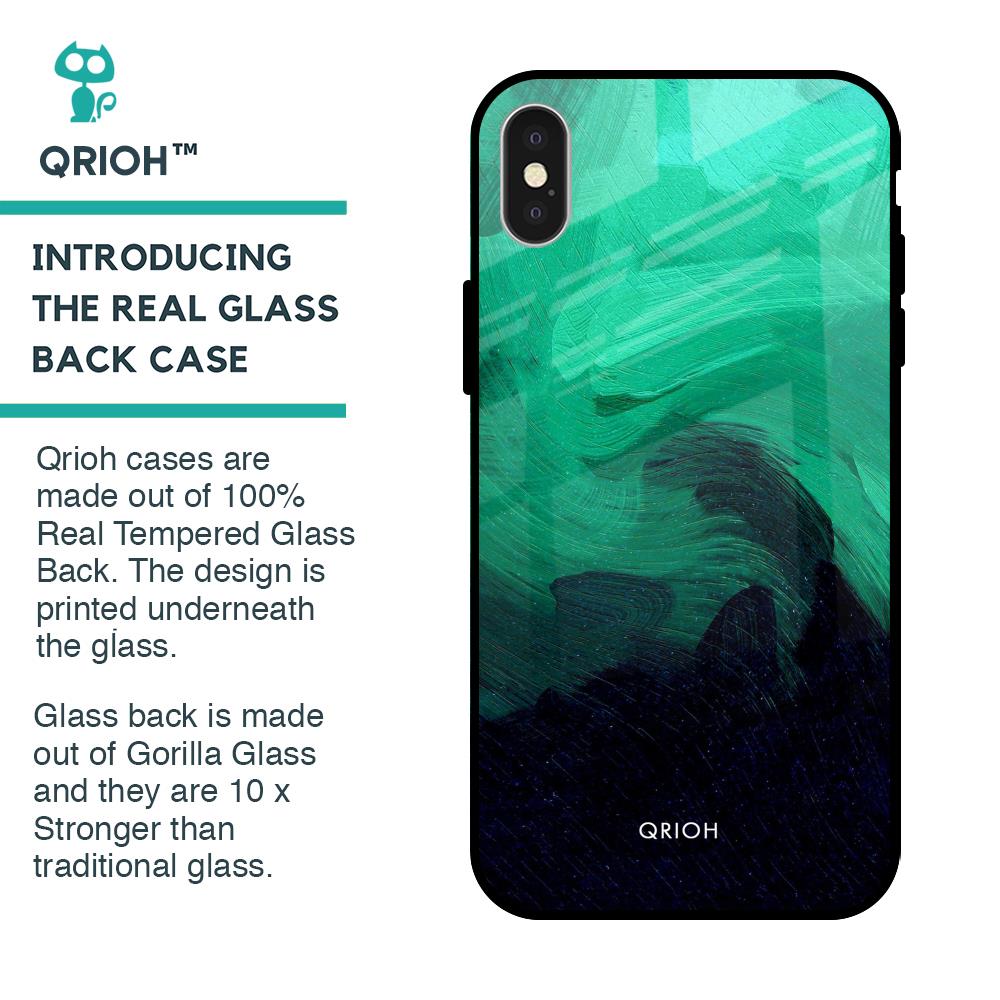 Scarlet Amber Glass Case for iPhone X