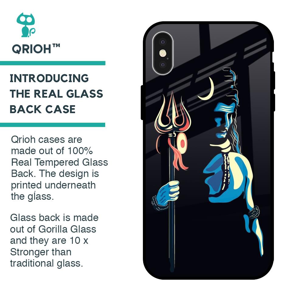 Mahakal Glass Case For iPhone X