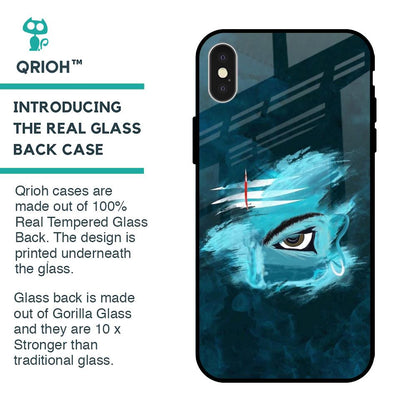Power Of Trinetra Glass Case For iPhone X