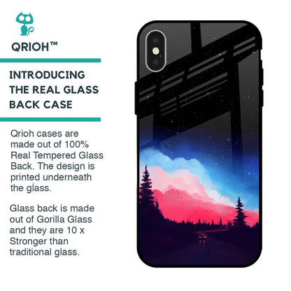 Drive In Dark Glass Case For iPhone X