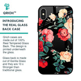 Floral Bunch Glass Case For iPhone X