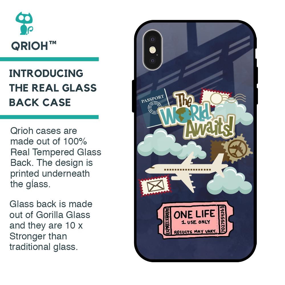 Tour The World Glass Case For iPhone X