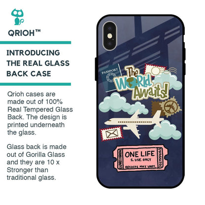 Tour The World Glass Case For iPhone X