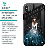 Queen Of Fashion Glass Case for iPhone X
