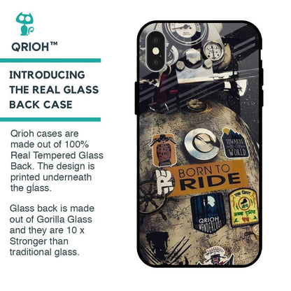 Ride Mode On Glass Case for iPhone X