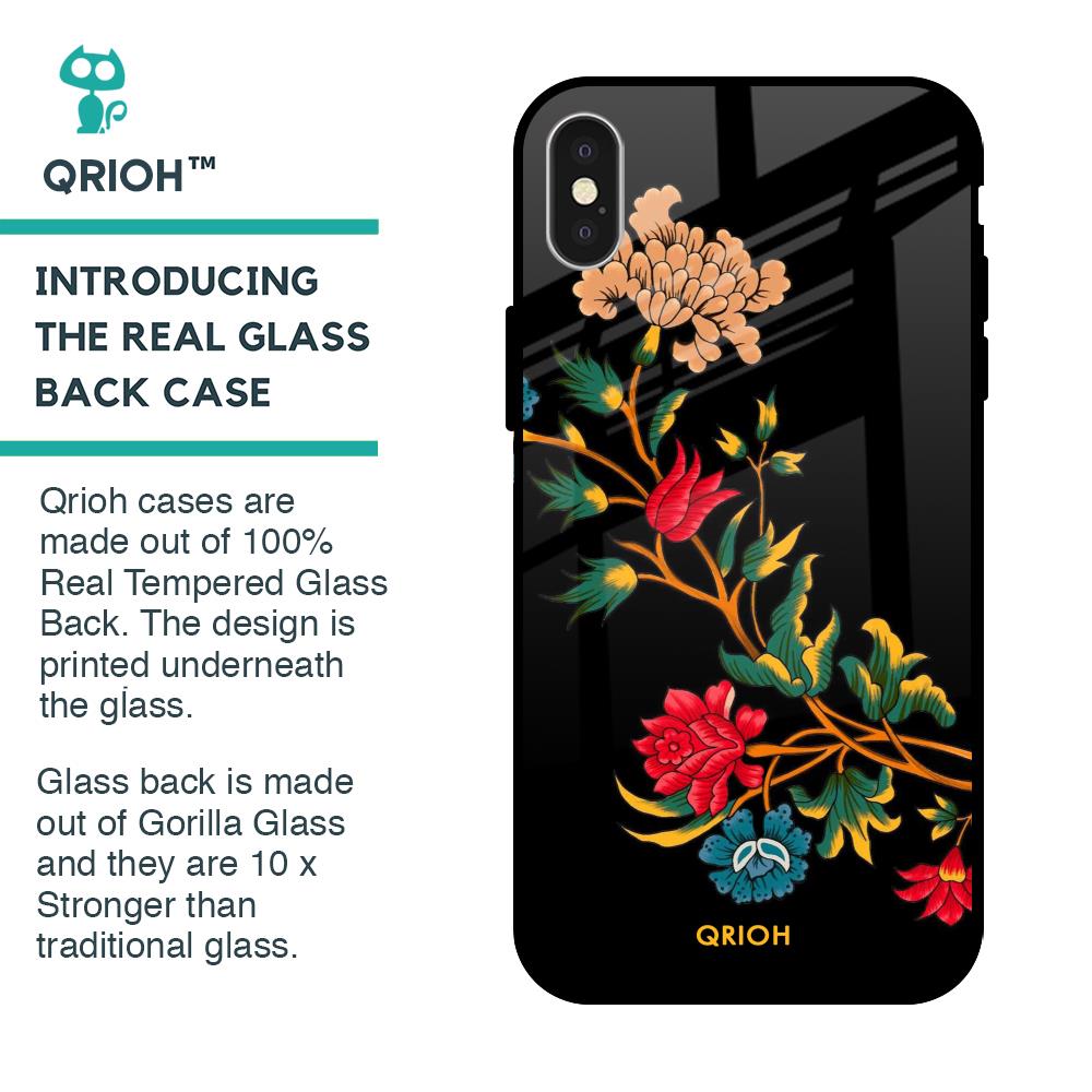 Dazzling Art Glass Case for iPhone X