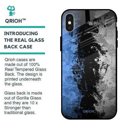 Dark Grunge Glass Case for iPhone X