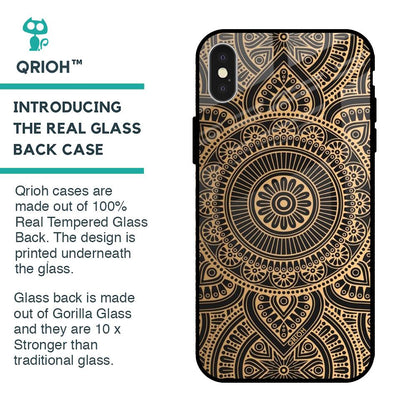 Luxury Mandala Glass Case for iPhone X