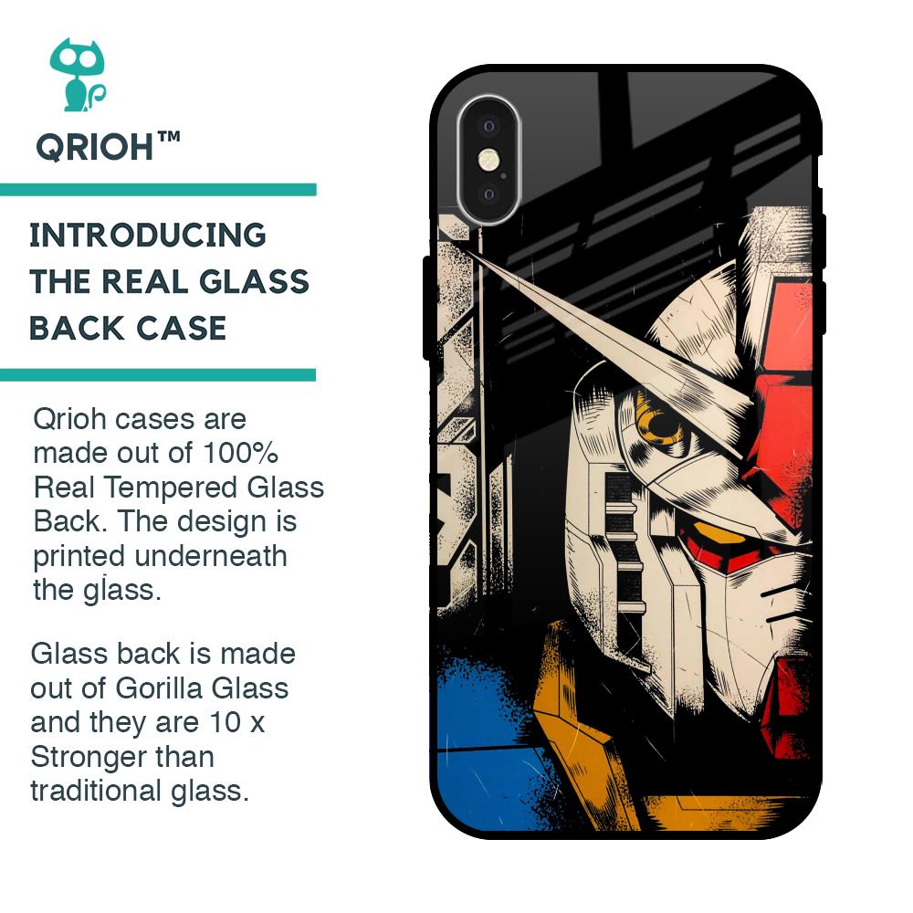 Transformer Art Glass Case for iPhone X