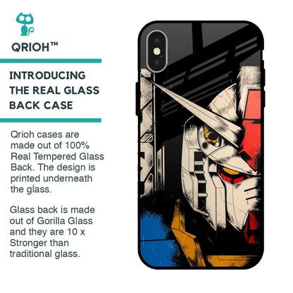 Transformer Art Glass Case for iPhone X