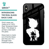 Monochrome Goku Glass Case for iPhone X