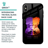 Minimalist Anime Glass Case for iPhone X