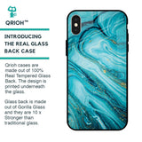 Ocean Marble Glass Case for iPhone X