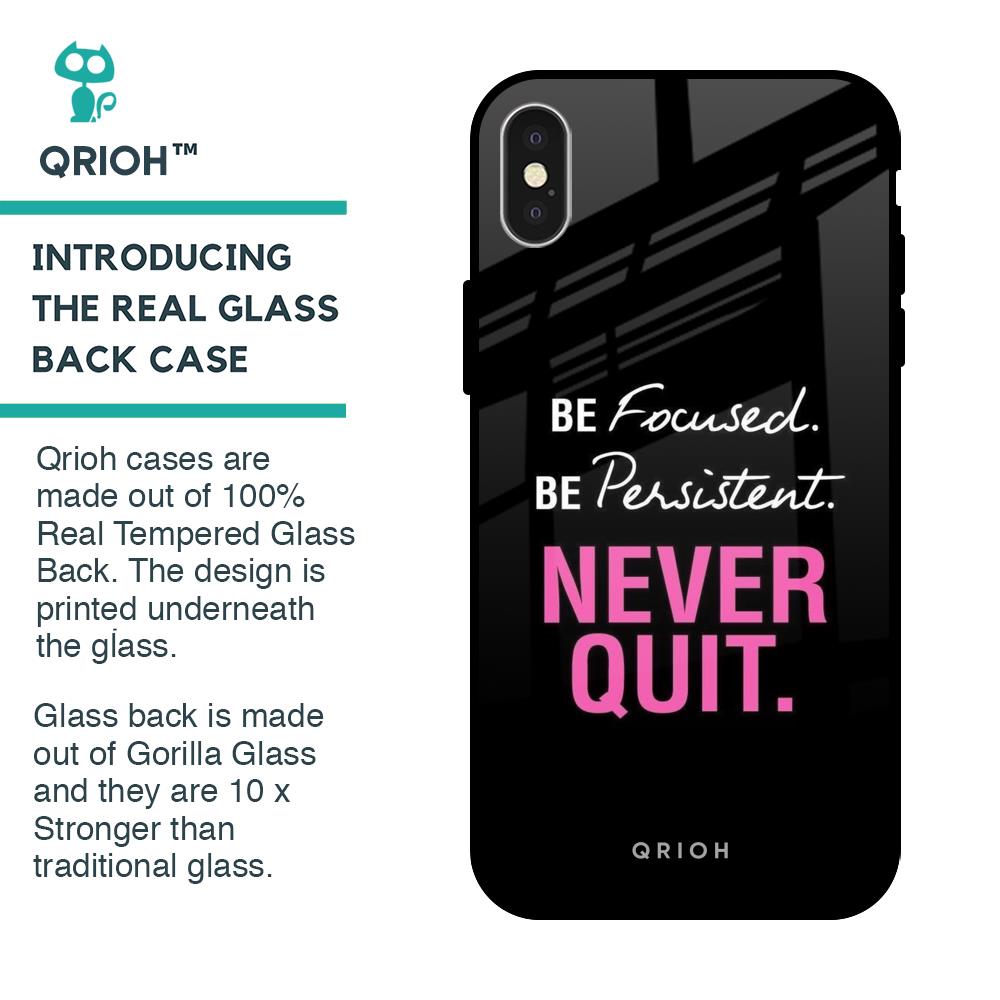 Be Focused Glass case for iPhone X