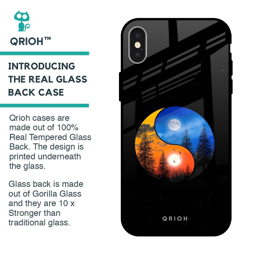 Yin Yang Balance Glass Case for iPhone X