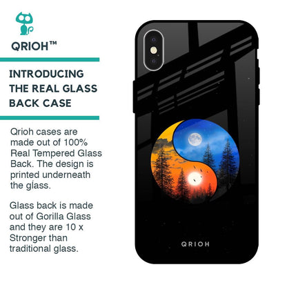 Yin Yang Balance Glass Case for iPhone X