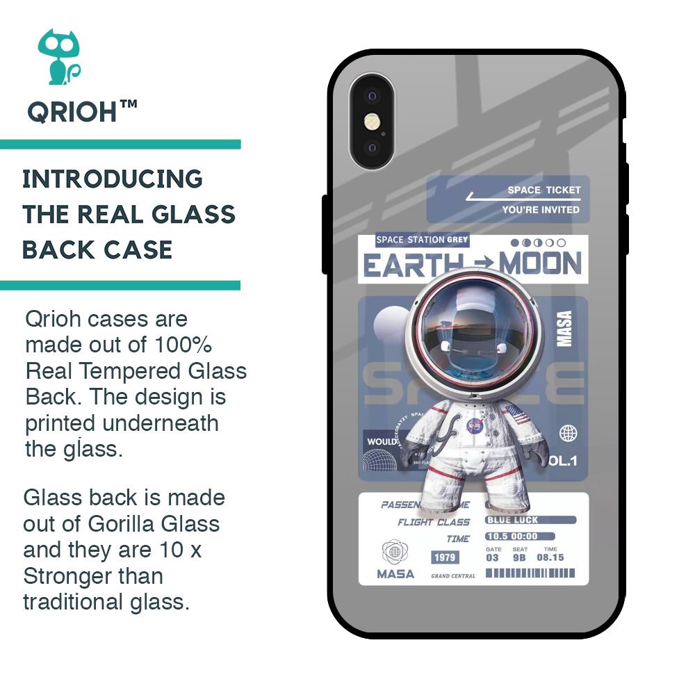 Space Flight Pass Glass Case for iPhone X