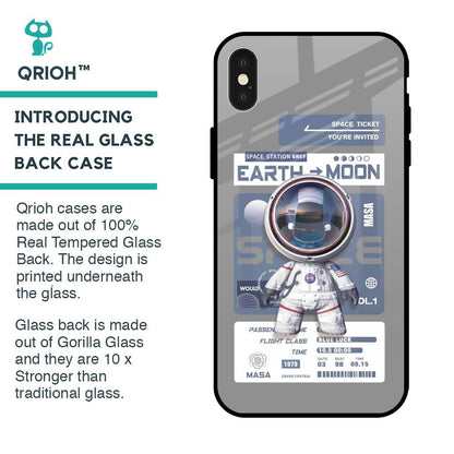 Space Flight Pass Glass Case for iPhone X