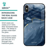 Deep Ocean Marble Glass Case for iPhone X