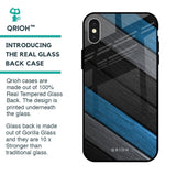 Multicolor Wooden Effect Glass Case for iPhone X