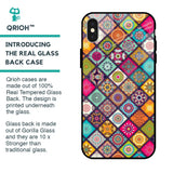 Multicolor Mandala Glass Case for iPhone X