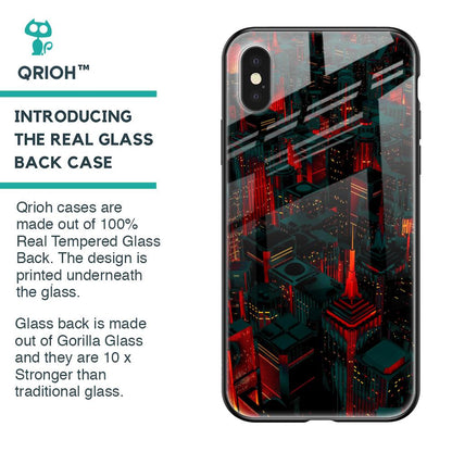 City Light Glass Case For iPhone X