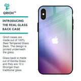 Abstract Holographic Glass Case for iPhone X
