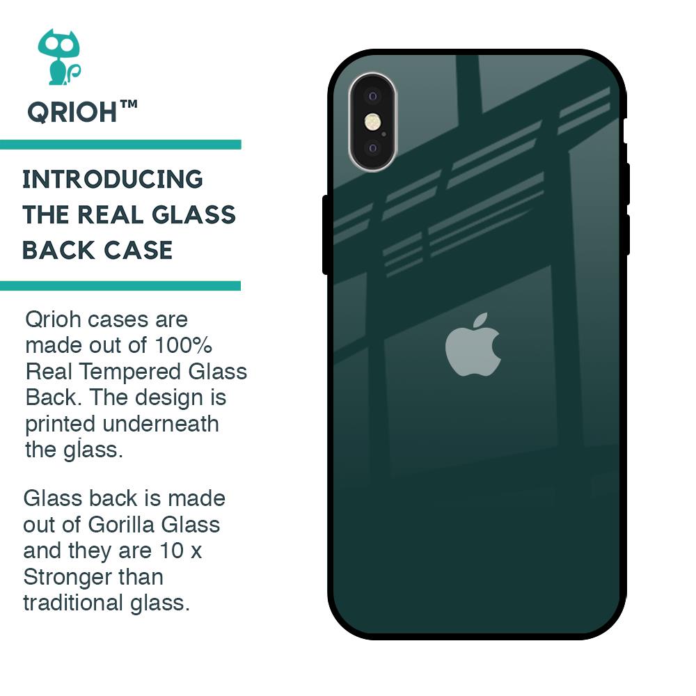 Olive Glass Case for iPhone X