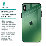 Green Grunge Texture Glass Case for iPhone X