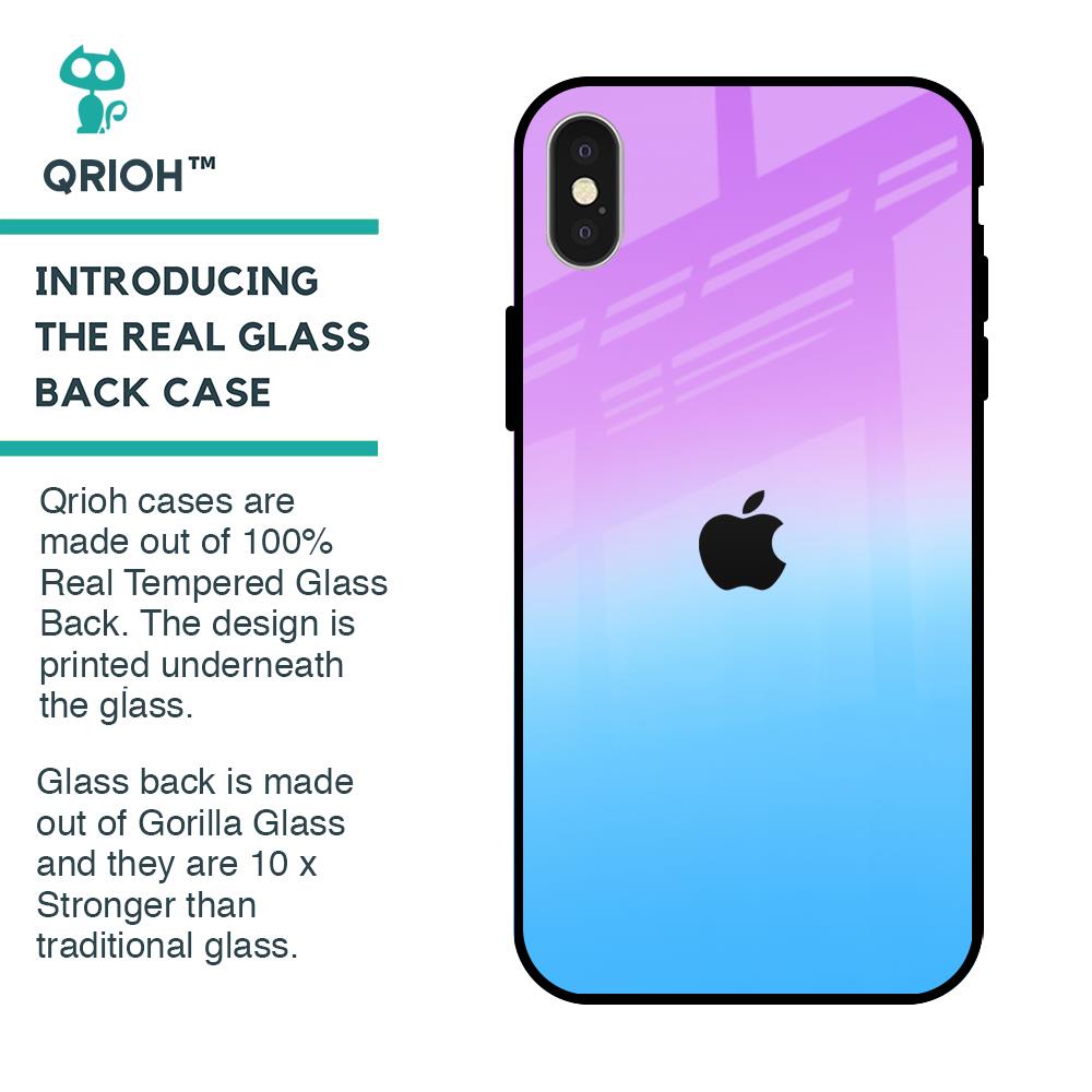 Unicorn Pattern Glass Case for iPhone X