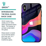 Colorful Fluid Glass Case for iPhone X