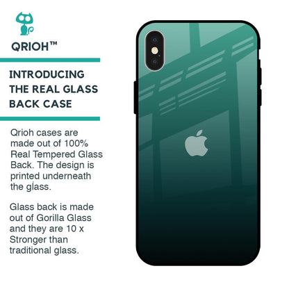 Palm Green Glass Case For iPhone X
