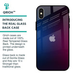 Mix Gradient Shade Glass Case For iPhone X