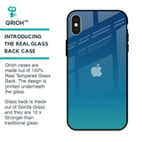 Celestial Blue Glass Case For iPhone X