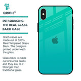 Cuba Blue Glass Case For iPhone X