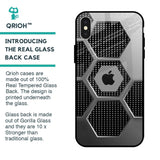 Hexagon Style Glass Case For iPhone X