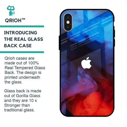 Dim Smoke Glass Case for iPhone X