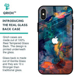 Colored Storm Glass Case for iPhone X