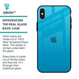 Blue Aqua Glass Case for iPhone X