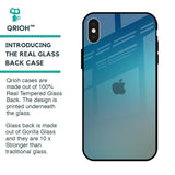Sea Theme Gradient Glass Case for iPhone X