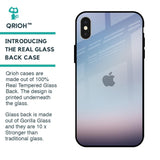 Light Sky Texture Glass Case for iPhone X