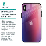 Multi Shaded Gradient Glass Case for iPhone X