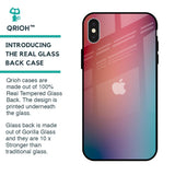 Dusty Multi Gradient Glass Case for iPhone X