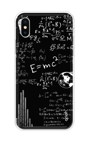 Equation Doodle iPhone X Back Cover