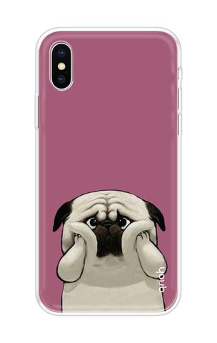 Chubby Dog iPhone X Back Cover